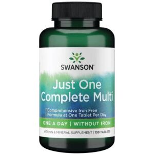 Solo un multivitamínico completo sin hierro - 130 comprimidos - Viking Supplements
