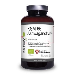 KENAY Ashwagandha orgánica KSM-66 (300 cápsulas) - Viking Supplements