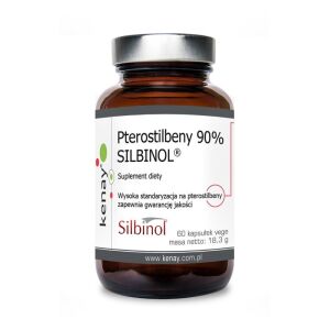 KENAY Pterostilbeno 90% SILBINOL (60 cápsulas) - Viking Supplements