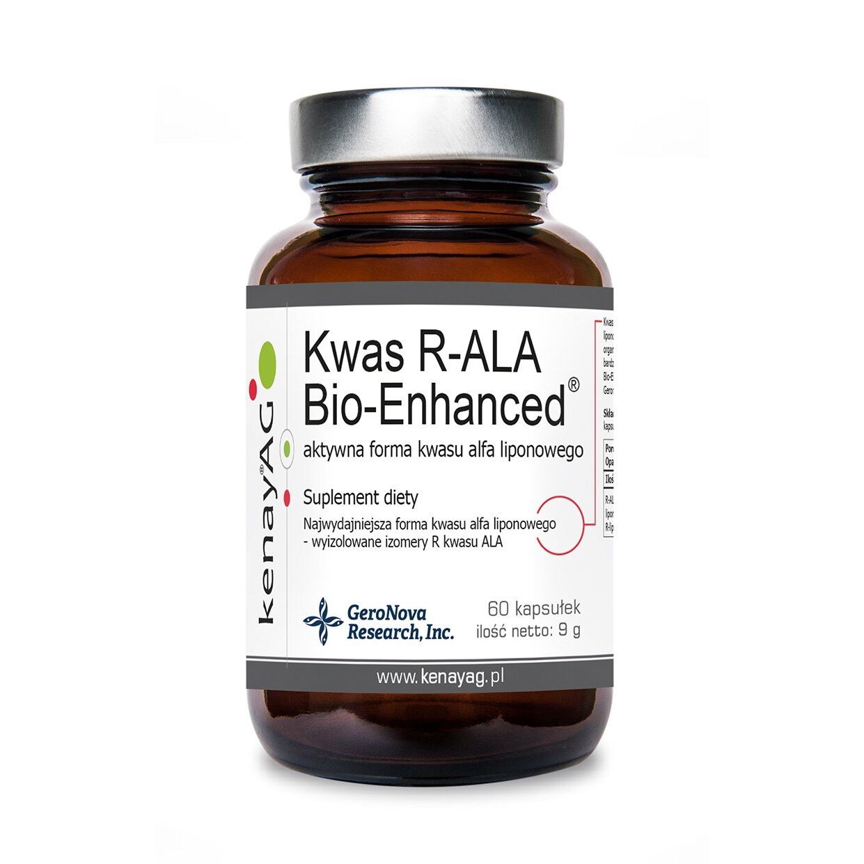 KENAY Ácido R-lipoico (R-ALA) bio-potenciado (60 cápsulas) - Viking Supplements
