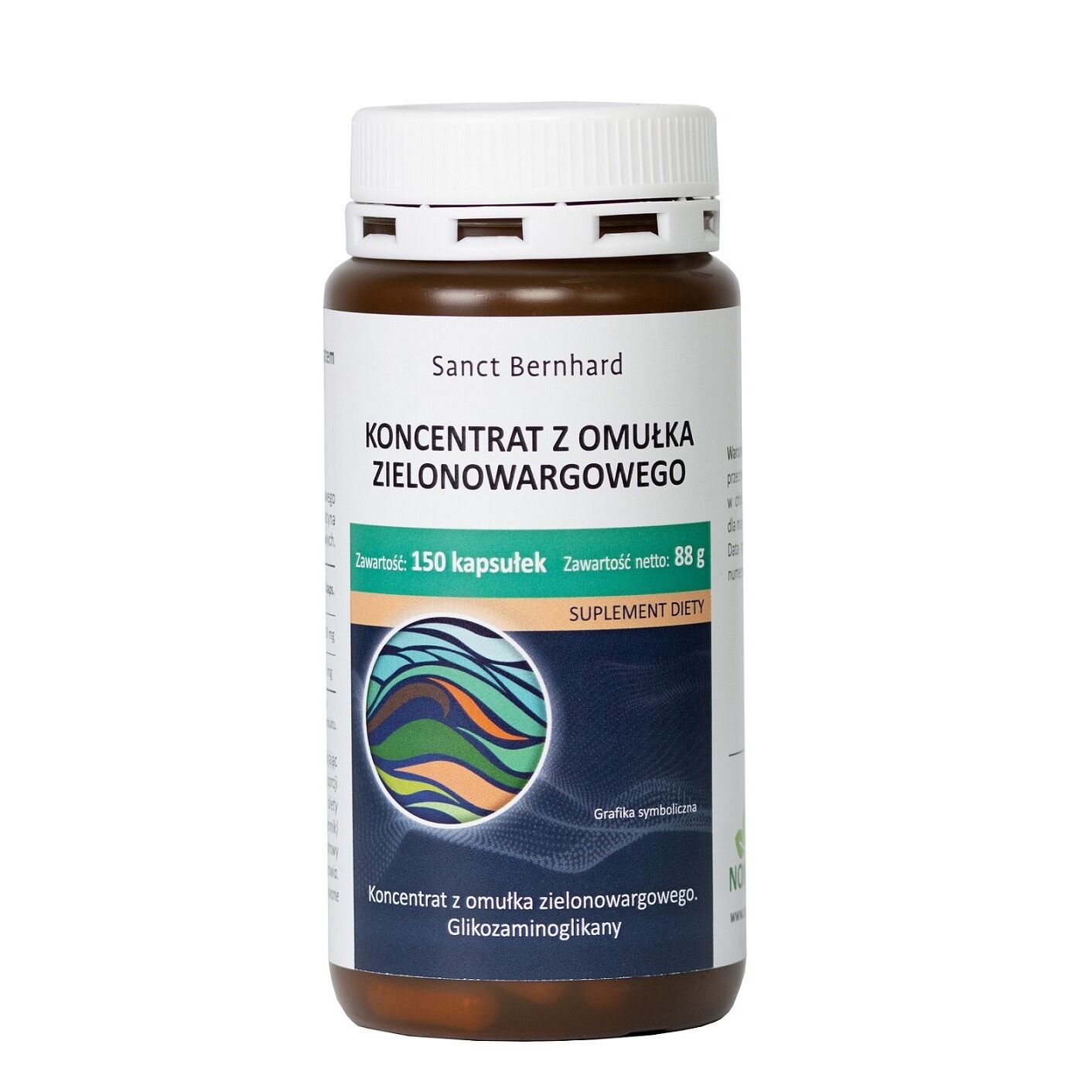 KRAUTERHAUS SANCT BERNHARD Cápsulas de mejillón de labios verdes (150 cápsulas) - Viking Supplements