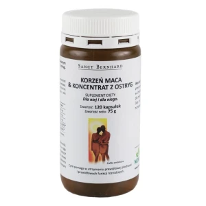 KRAUTERHAUS SANCT BERNHARD: Cápsulas de ostras y maca activa (120 cápsulas) - Viking Supplements
