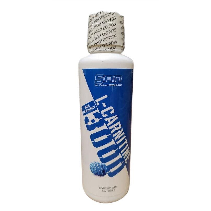 SAN - L-Carnitine 3000, Blue Raspberry - 465 ml.