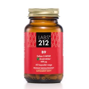LABS212 B9 Ácido fólico 5-MTHF (60 cápsulas vegetales) - Viking Supplements