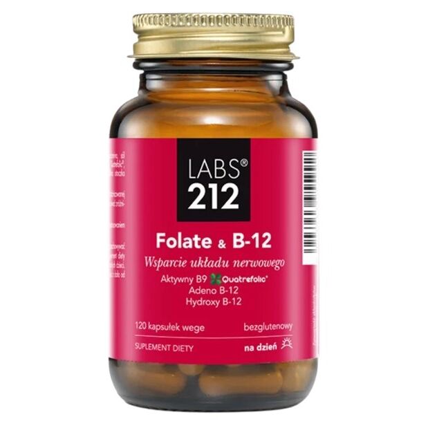 Labs212 - Folat og B12 120 kapsler