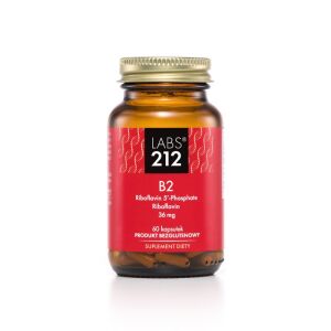 LABS212 Vitamina B2 Riboflavina 5'-fosfato + Riboflavina (60 cápsulas) - Viking Supplements