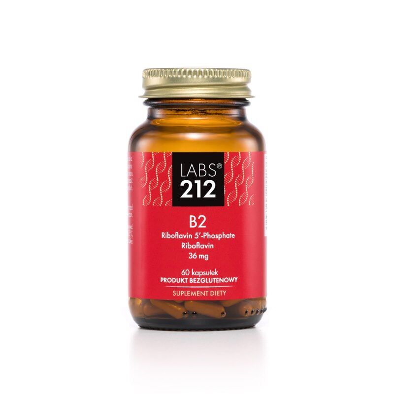LABS212 Vitamina B2 Riboflavina 5'-fosfato + Riboflavina (60 cápsulas) - Viking Supplements