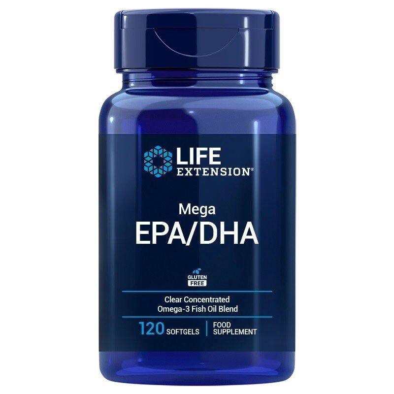 LIFE EXTENSION Mega EPA/DHA EU (120 sgels) - Viking Supplements