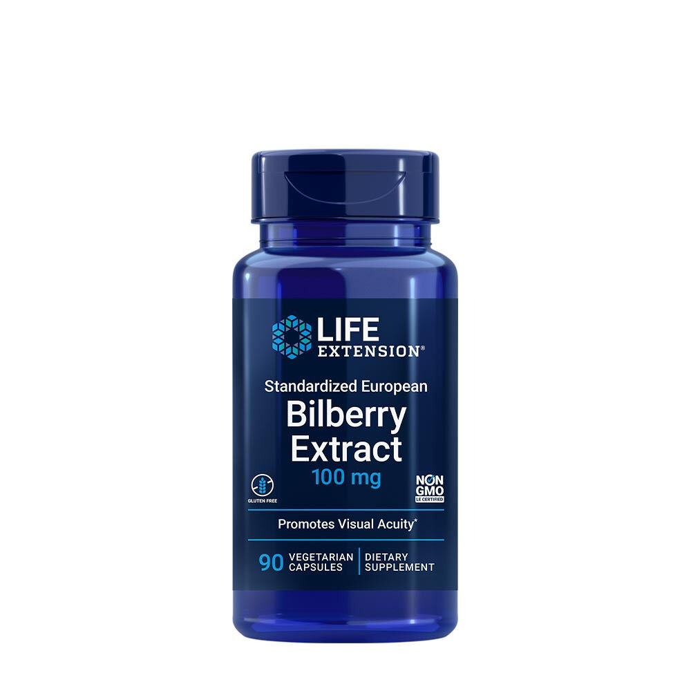 Life Extension - Extracto estandarizado de arándano europeo (90 cápsulas vegetales) - Viking Supplements