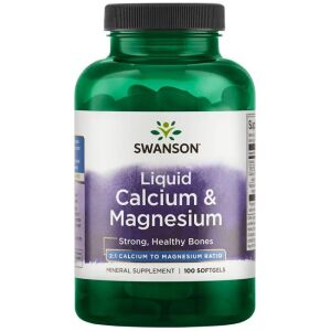 Calcio y magnesio líquidos - 100 cápsulas blandas - Viking Supplements