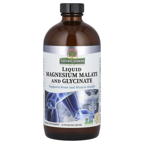 Malato y glicinato de magnesio líquido - 480 ml. - Viking Supplements