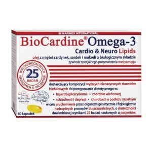 MARINEX BioCardine Omega-3 Cardio & Neuro Lipids (60 caps) - Nuvalia