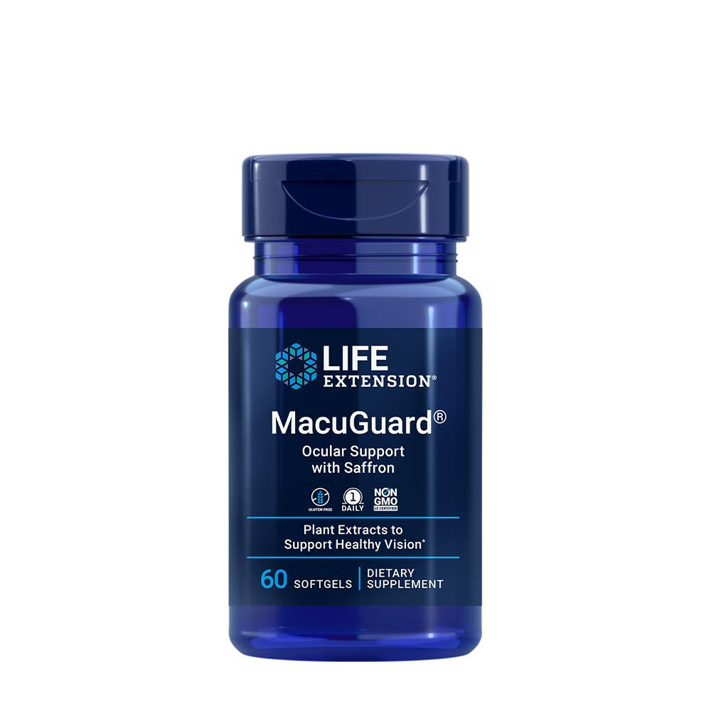 MacuGuard para el cuidado ocular con azafrán - 60 cápsulas blandas - Viking Supplements