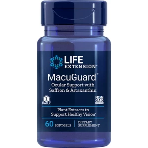 MacuGuard para el cuidado ocular con azafrán y astaxantina - 60 cápsulas blandas - Viking Supplements