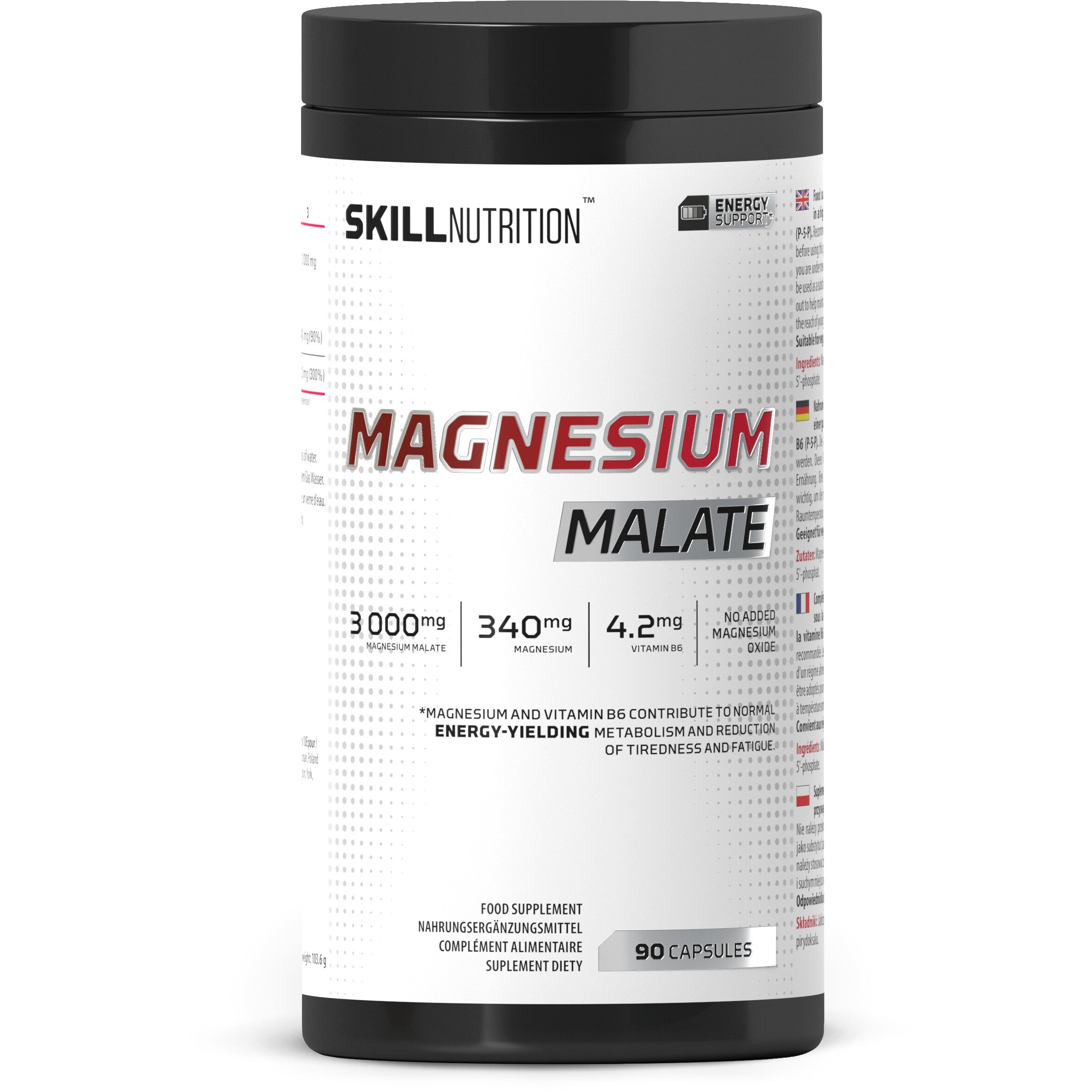 Malato de magnesio - 90 cápsulas - Viking Supplements