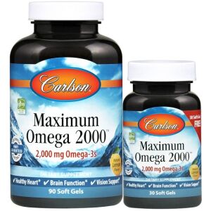 Maximum Omega 2000 - 90 + 30 cápsulas blandas - Viking Supplements