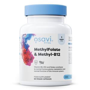 Metilfolato y metil-B12 - 60 cápsulas veganas - Viking Supplements