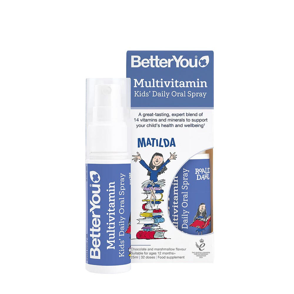 Spray oral multivitamínico diario para niños
