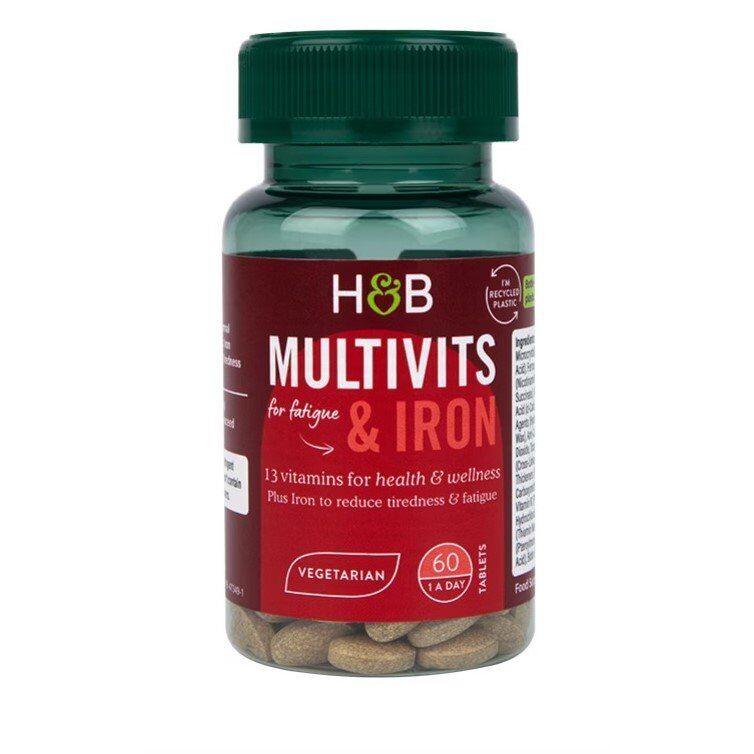 Multivitamínico con hierro - 60 comprimidos (EAN 5059604689468) - Viking Supplements