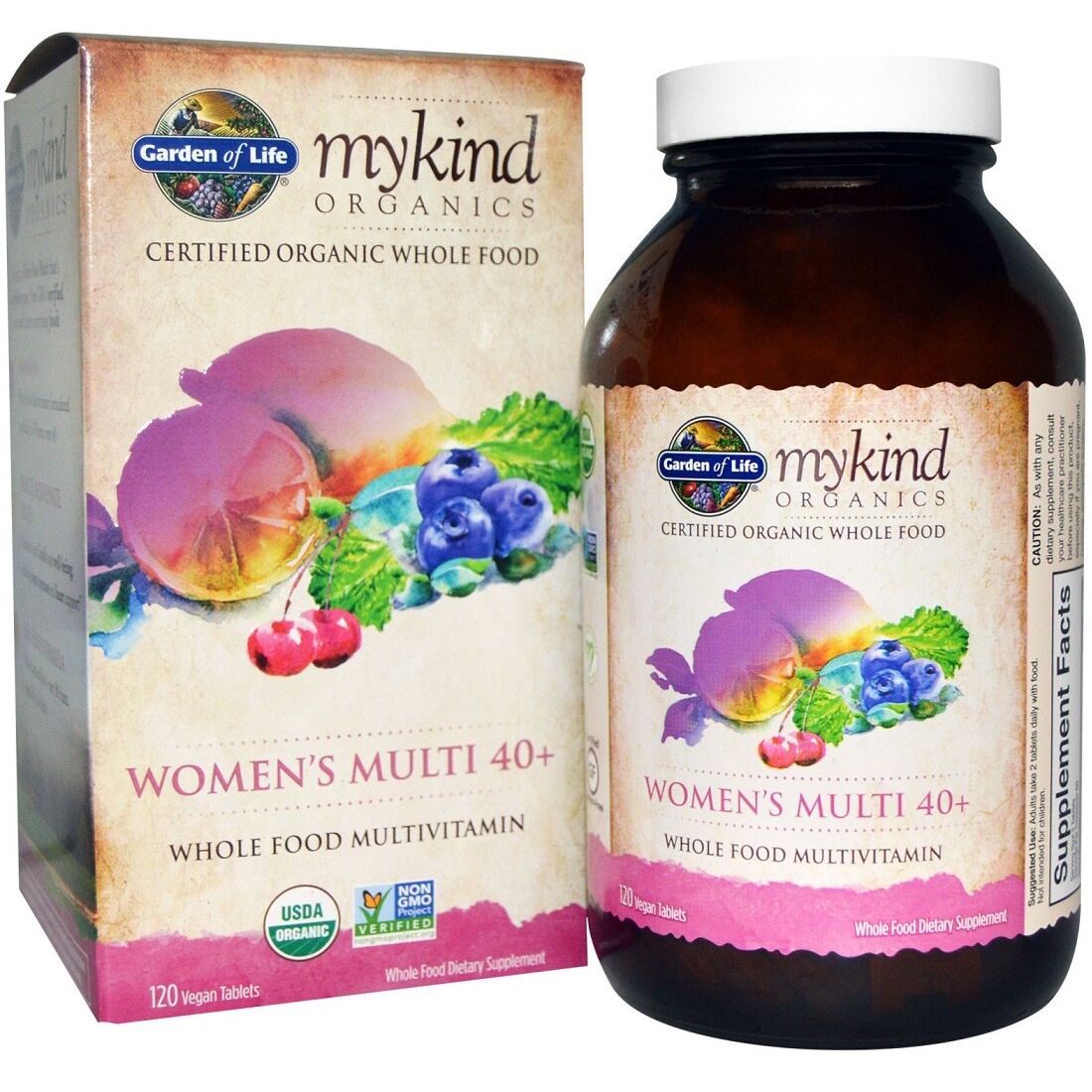 Mykind Women's Multi 40+ - 120 comprimidos veganos - Viking Supplements