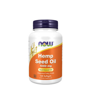 Aceite de semillas de cáñamo NOW 1000 mg (120 cápsulas blandas) - Viking Supplements