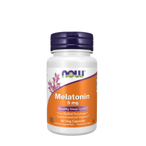 NOW Melatonina 5 mg (60 cápsulas vegetales) - Viking Supplements