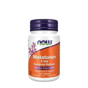 NOW Melatonina 5 mg de liberación prolongada (120 comprimidos) - Viking Supplements