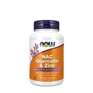 NOW NAC, quercetina y zinc (90 cápsulas vegetales) - Viking Supplements