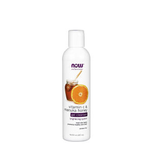 Gel limpiador con vitamina C y miel de Manuka de NOW (236 ml) - Viking Supplements