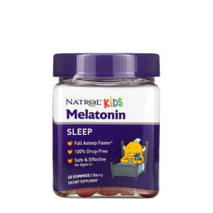 Gominolas de melatonina con sabor a frutos del bosque de Natrol Kids (60 gominolas)