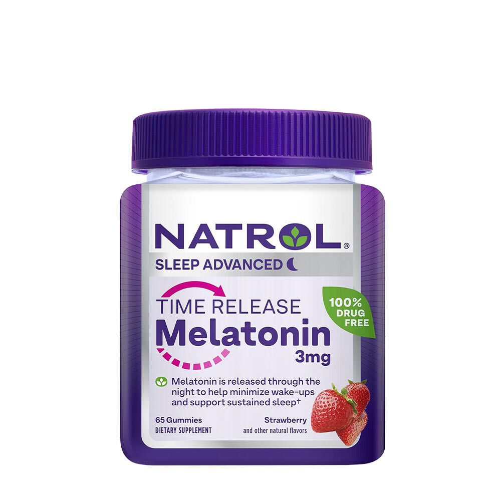 Natrol Gominolas de melatonina 3 mg (65 gominolas)