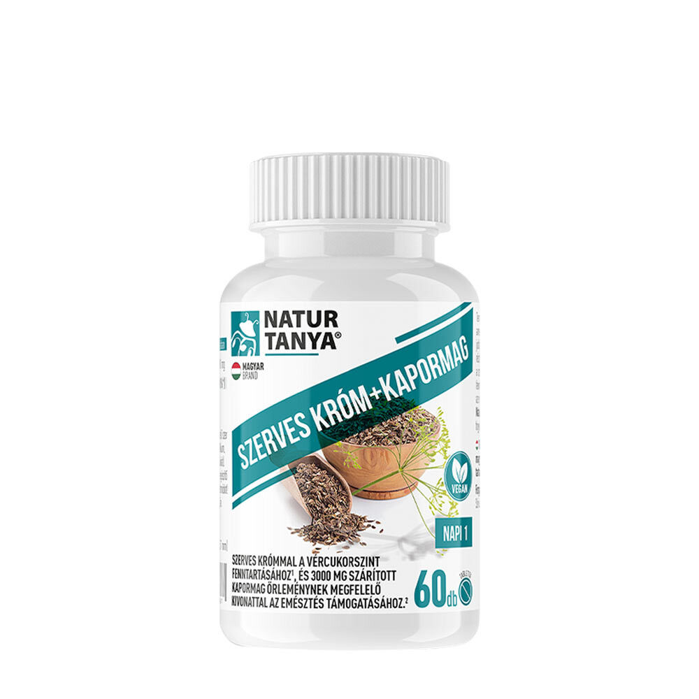 Concentrado orgánico de cromo y cobre «Natur Tanya» (60 comprimidos) - Viking Supplements