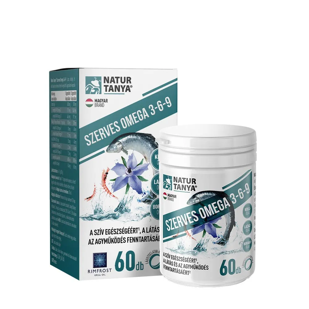 Natur Tanya Organic Omega 3-6-9 Fatty Acids (60 Softgels) - Nuvalia