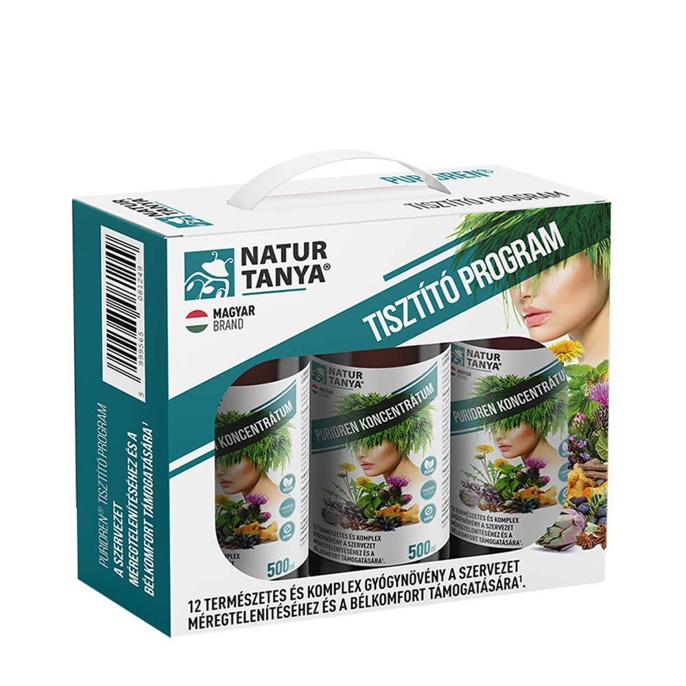 Natur Tanya - Puridren 60-dages udrensningsprogram (3 x 500 ml)