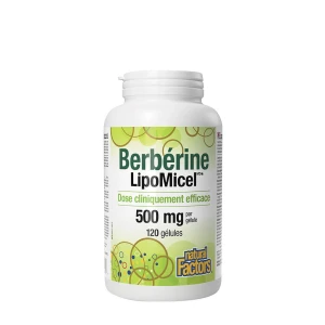 Natural Factors Berberina LipoMicel Matrix (120 cápsulas blandas) - Viking Supplements