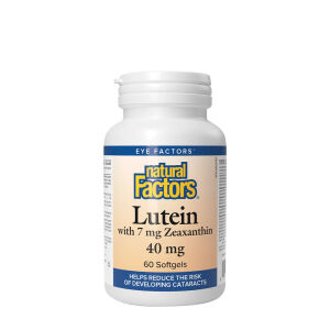 Natural Factors: Luteína 40 mg con zeaxantina (60 cápsulas blandas) - Viking Supplements