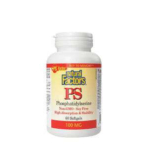 Natural Factors PS FOSFATIDILSERINA 100 MG  (60 cápsulas blandas) - Viking Supplements