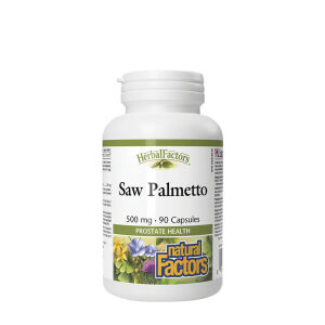 Natural Factors Saw Palmetto 500 mg (90 cápsulas) - Viking Supplements