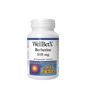 Natural Factors WellBetX Berberina 500 mg (60 cápsulas) - Viking Supplements