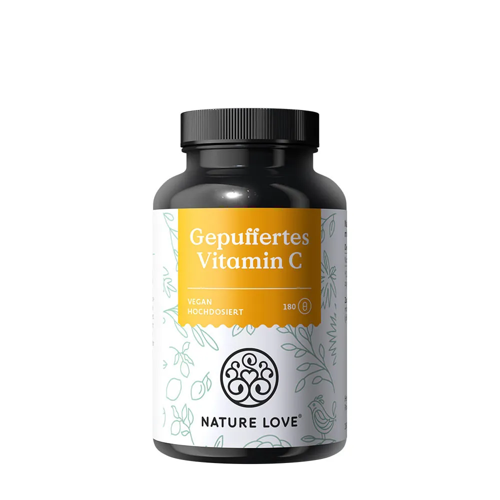 Nature Love Buffered Vitamin C (180 Capsules) - Nuvalia