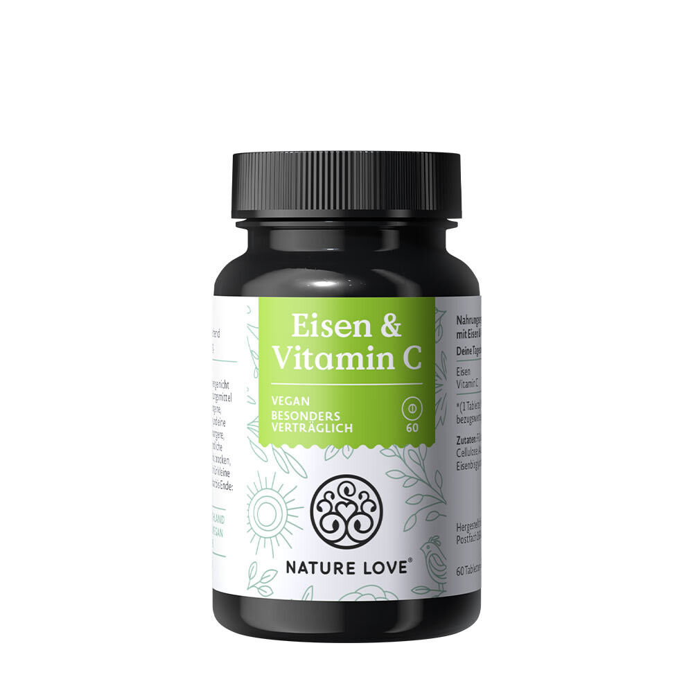 Nature Love Hierro y vitamina C (60 comprimidos) - Viking Supplements
