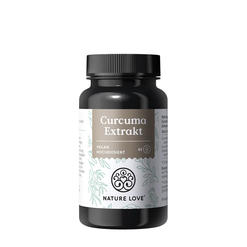 Nature Love, extracto de cúrcuma (45 cápsulas) - Viking Supplements