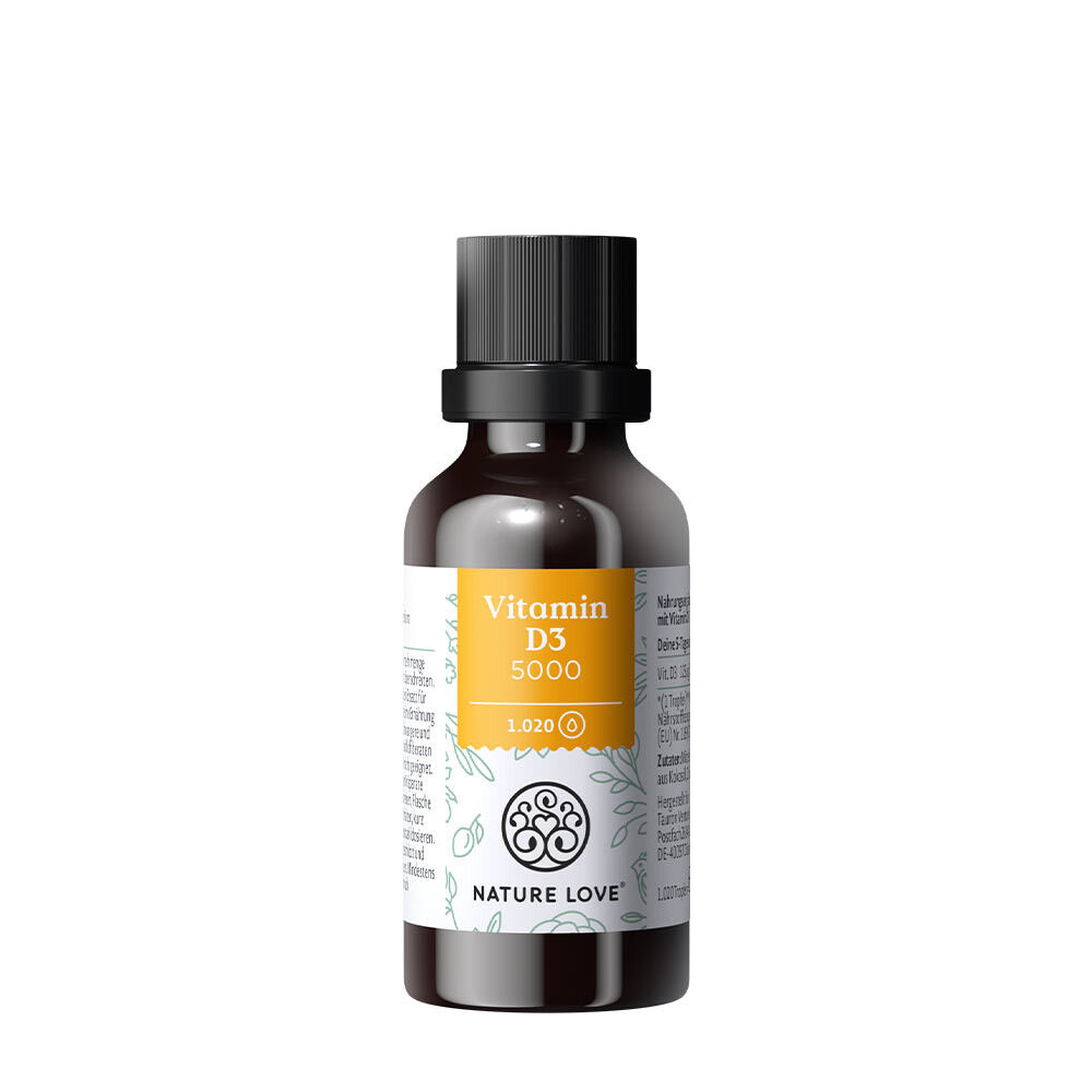 Nature Love Vitamina D3 5000 UI (30 ml) - Viking Supplements