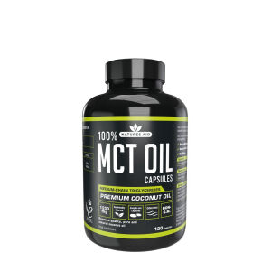 Cápsulas de aceite MCT de Natures Aid (120 cápsulas) - Viking Supplements