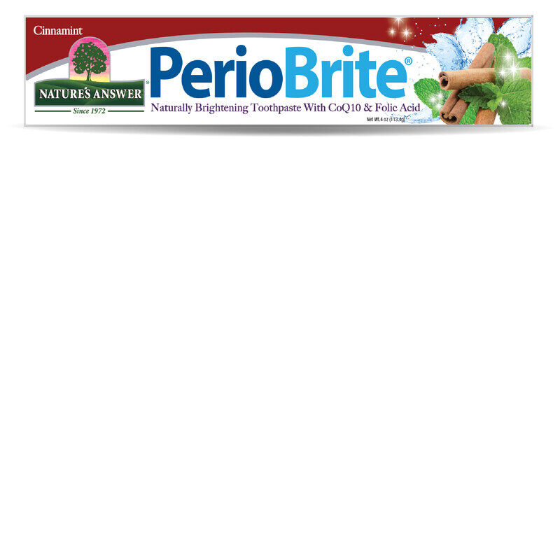 Pasta de dientes Nature's Answer Periobrite, sabor a canela y menta, 113,4 g - Viking Supplements