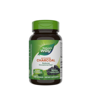 Carbón activado Natures Way (100 cápsulas) - Viking Supplements
