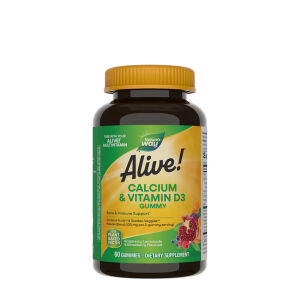 Gominolas de calcio y vitamina D3 «Natures Way Alive!®» (60 gominolas) - Viking Supplements