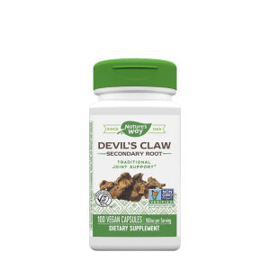 Natures Way: Raíz secundaria de garra del diablo (100 cápsulas) - Viking Supplements