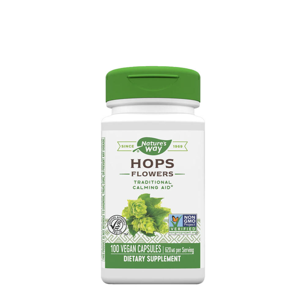 Flores de lúpulo de Natures Way (100 cápsulas) - Viking Supplements