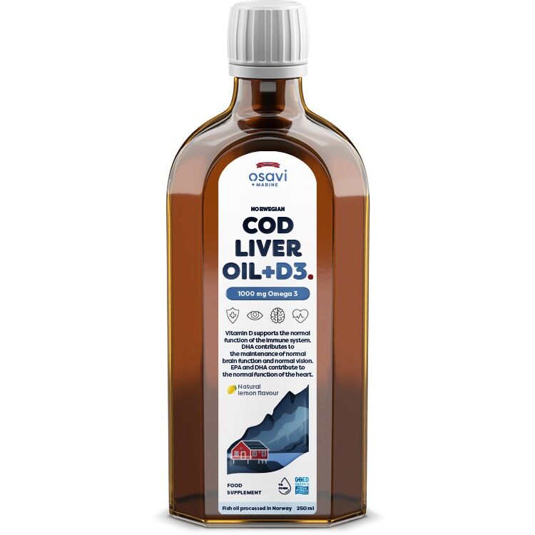 Aceite de hígado de bacalao noruego + D3